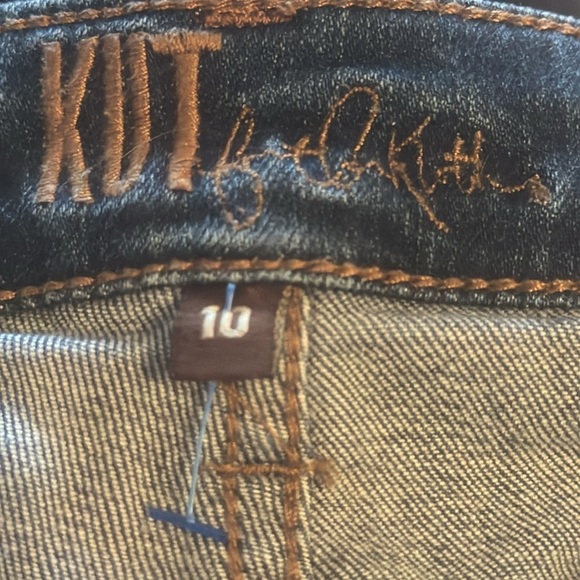 Kut from the Kloth Sienna Skinny mid rise five pocket stretch jeans sz 10 - Picture 9 of 12